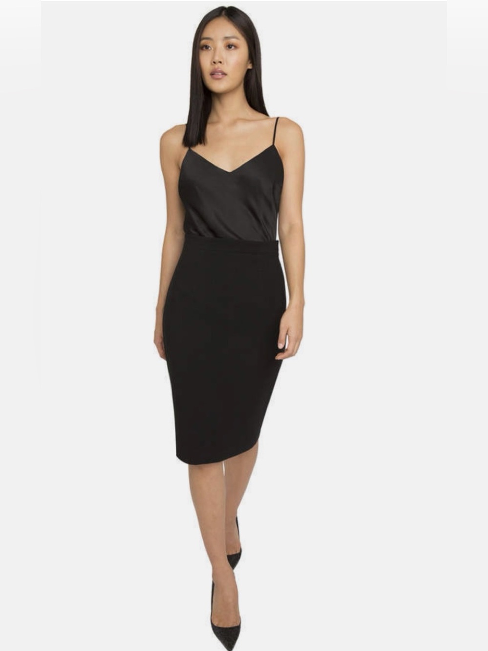 Black Halo Teagun Mini Sheath Dress in Black- NWT